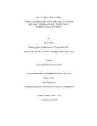Old Works / New Works: When Contemporary