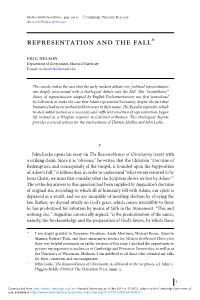 Representation and the Fall∗