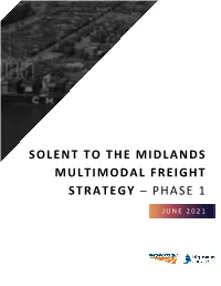 Solent to the Midlands Multimodal Freight Strategy – Phase 1