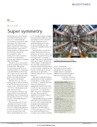 Super Symmetry
