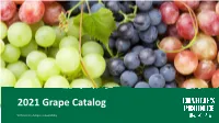 2021 Grape Catalog