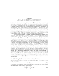 Chapter 5 ANGULAR MOMENTUM and ROTATIONS
