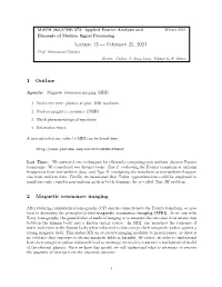 Lecture 13 — February 25, 2021 Prof