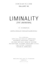Liminality [The Unknown]