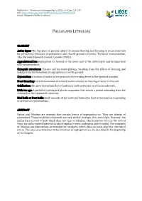 Palsas and Lithalsas