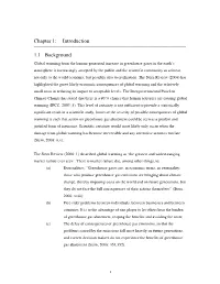 Chapter 1: Introduction 1.1 Background