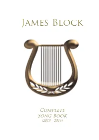 Complete Song Book (2013 - 2016)