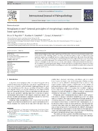 General Principles of Morphologic Analysis of Dry Bone Specimens