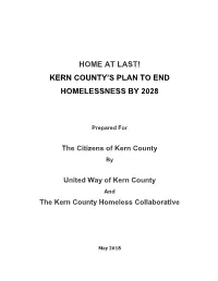 Home at Last! Kern County's Plan to End Homelessness