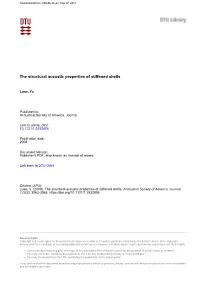 The Structural Acoustic Properties of Stiffened Shells