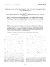 The Taxonomy of the Traversodontid Cynodonts Exaeretodon and Ischignathus