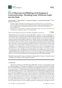 Use of Hyperspectral/Multispectral Imaging in Gastroenterology
