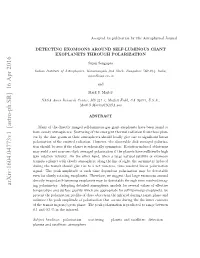 Detecting Exomoons Around Self-Luminous Giant Exoplanets