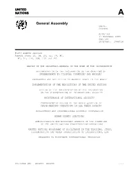 General Assembly Distr