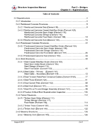 Structure Inspection Manual Part 2 – Bridges Chapter 4 – Superstructure