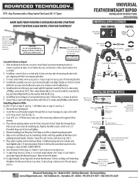Universal Featherweight Bipod