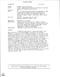 Using a Computerized Relational Glossary for Syllabus Design and Student-Centered Study