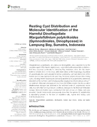 Resting Cyst Distribution and Molecular