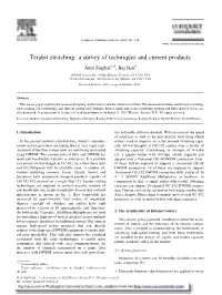 Terabit Switching: a Survey of Techniques and Current Products