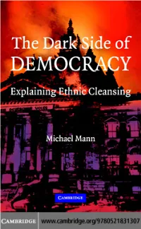 The Dark Side of Democracy : Explaining Ethnic Cleansing