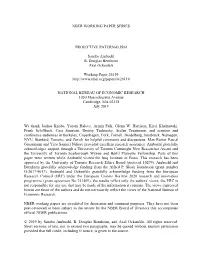 Nber Working Paper Series Projective Paternalism