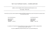 Planning Services
