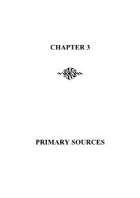 Chapter 3 Primary Sources