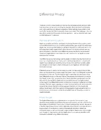 Differential Privacy Overview