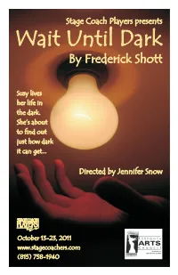 Program at the School of Theatre and Dance
