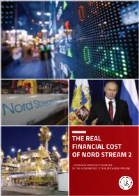 The Real Financial Cost of Nord Stream 2