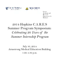 View the 2014 C.A.R.E.S. Booklet