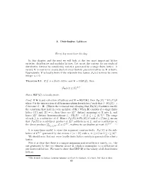 8. Distributive Lattices Every Dog Must Have His Day. in This Chapter and The