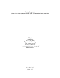 A Case Study of the Supporter Groups of the Colorado Rapids and Glocalization