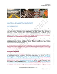Chapter 10. Transportation Element