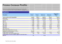 Frome Census Profile