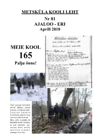 MEIE KOOL 165 Palju Õnne!