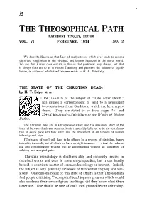 The Theosophical Path Katherine Tingley, Editor
