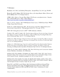 Crystal River and Wast Sopris Creek Report Section 7