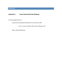 Forest Stewardship Plan Mapping