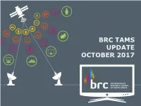 Relaunch of BRC TAMS Slides