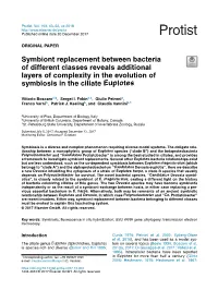Symbiont Replacement Between Bacteria of Different Classes Reveals Additional Layers of Complexity in the Evolution of Symbiosis