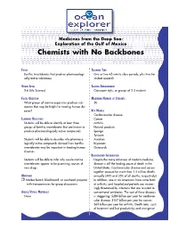 Chemists with No Backbones