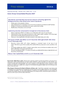 Dexia Group Consolidated Results 20201