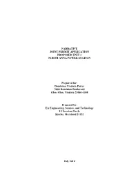 Dominion's Joint Permit Application