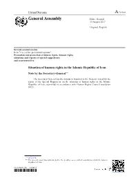 General Assembly Distr.: General 14 August 2017