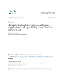 Renegotiating Identities, Cultures and Histories