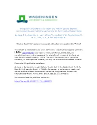 Comparison of Performance, Health and Welfare Aspects Between Commercially Housed Hatchery-Hatched and On-Farm Hatched Broiler Flocks