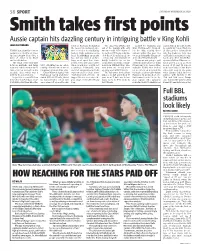 HOW REACHING for the STARS PAID OFF Capped at 50 Per Cent for Games in Hobart, Where the LIZ WALSH “When We Were Initially Working on No