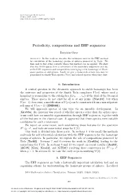 Periodicity, Compositions and EHP Sequences