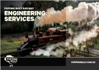 Puffing Billy Railway Engineering Services